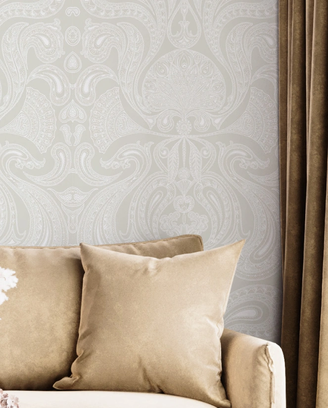 Soft Beige vintage classic wallpaper by cole and son